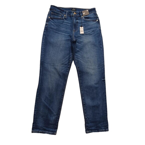 Express Boyfriend Mid Rise Women's Stretch Jeans Size 10 Long - Picture 1 of 12